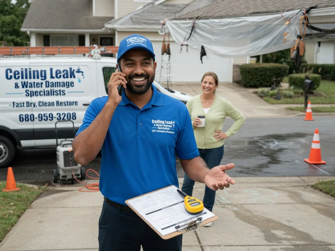 Ceiling Leak Cleanup Mount Pocono, PA FAQs